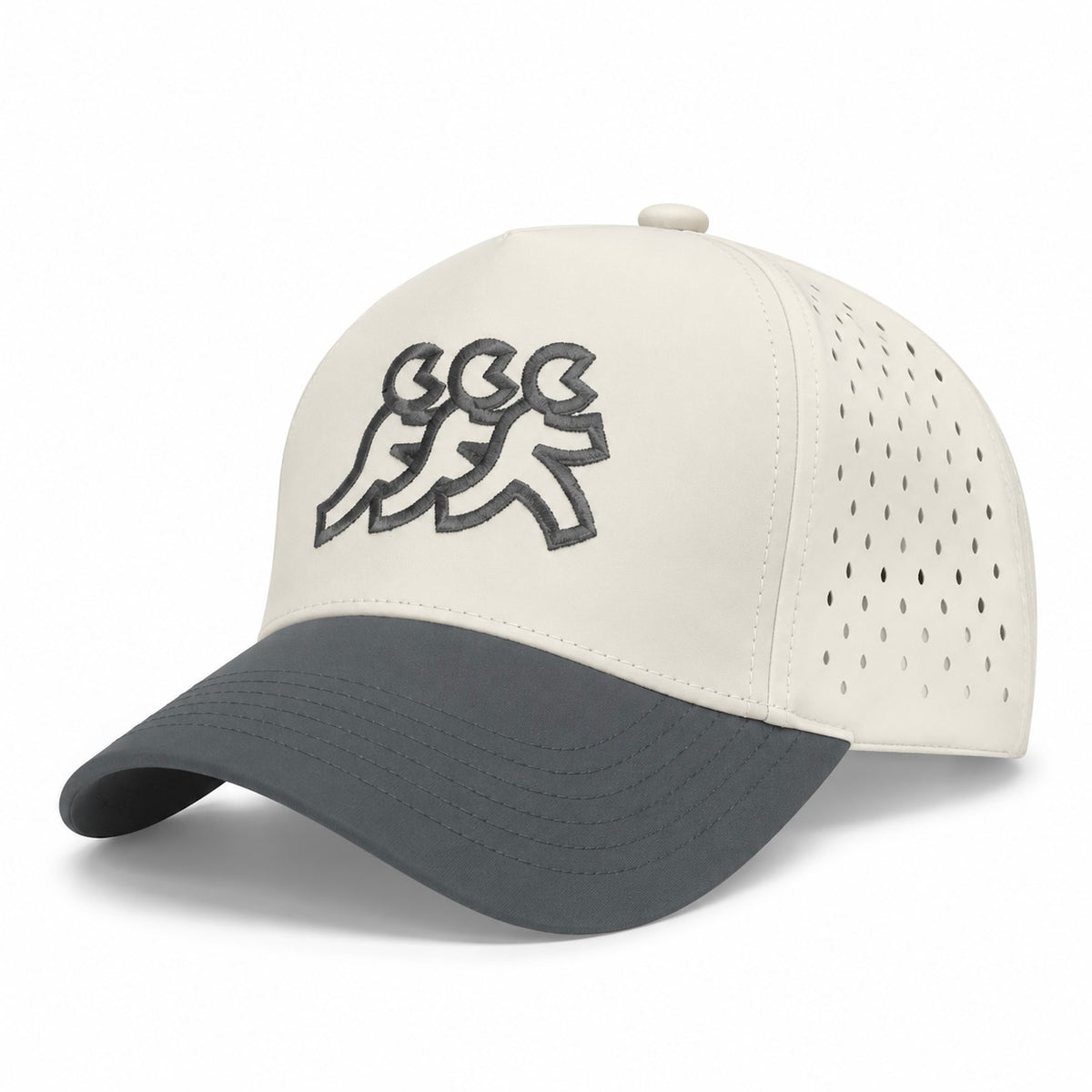 Sunset Cliffs Cream Performance Athletic Mesh Snapback
