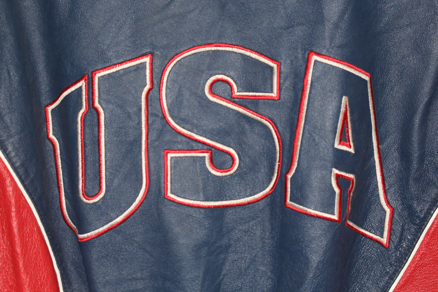 Rare USA Basketball Pro Player Leather Jacket (L)