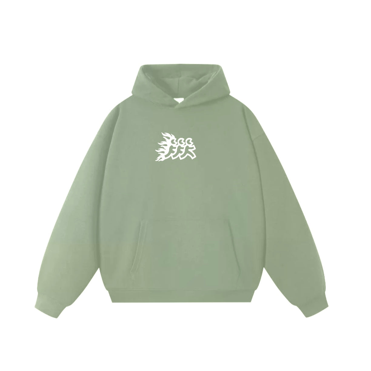 Pistachio Flames Diego Hoodie