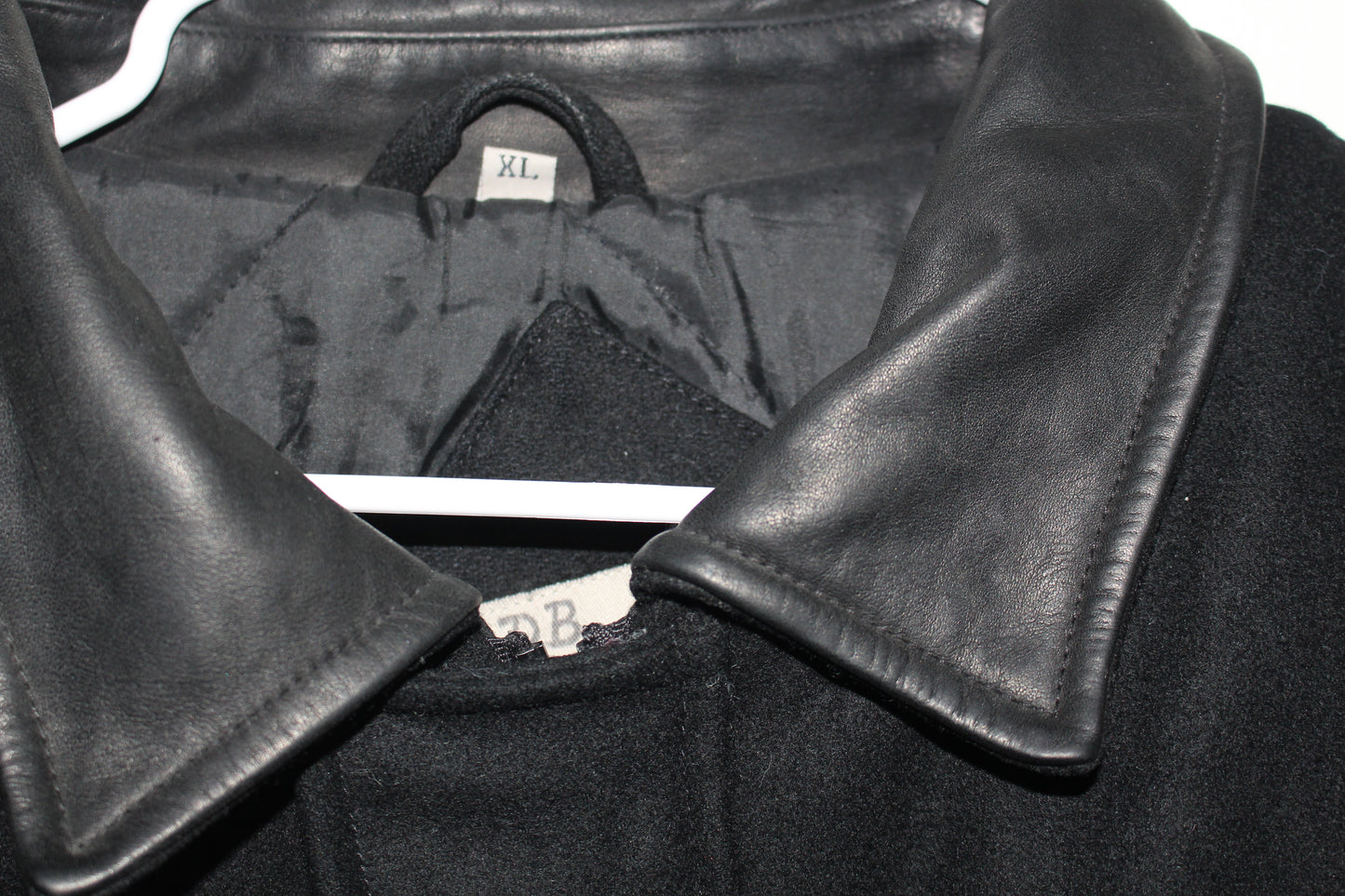 Rare NASCAR Leather Wool Bomber Jacket (XL)