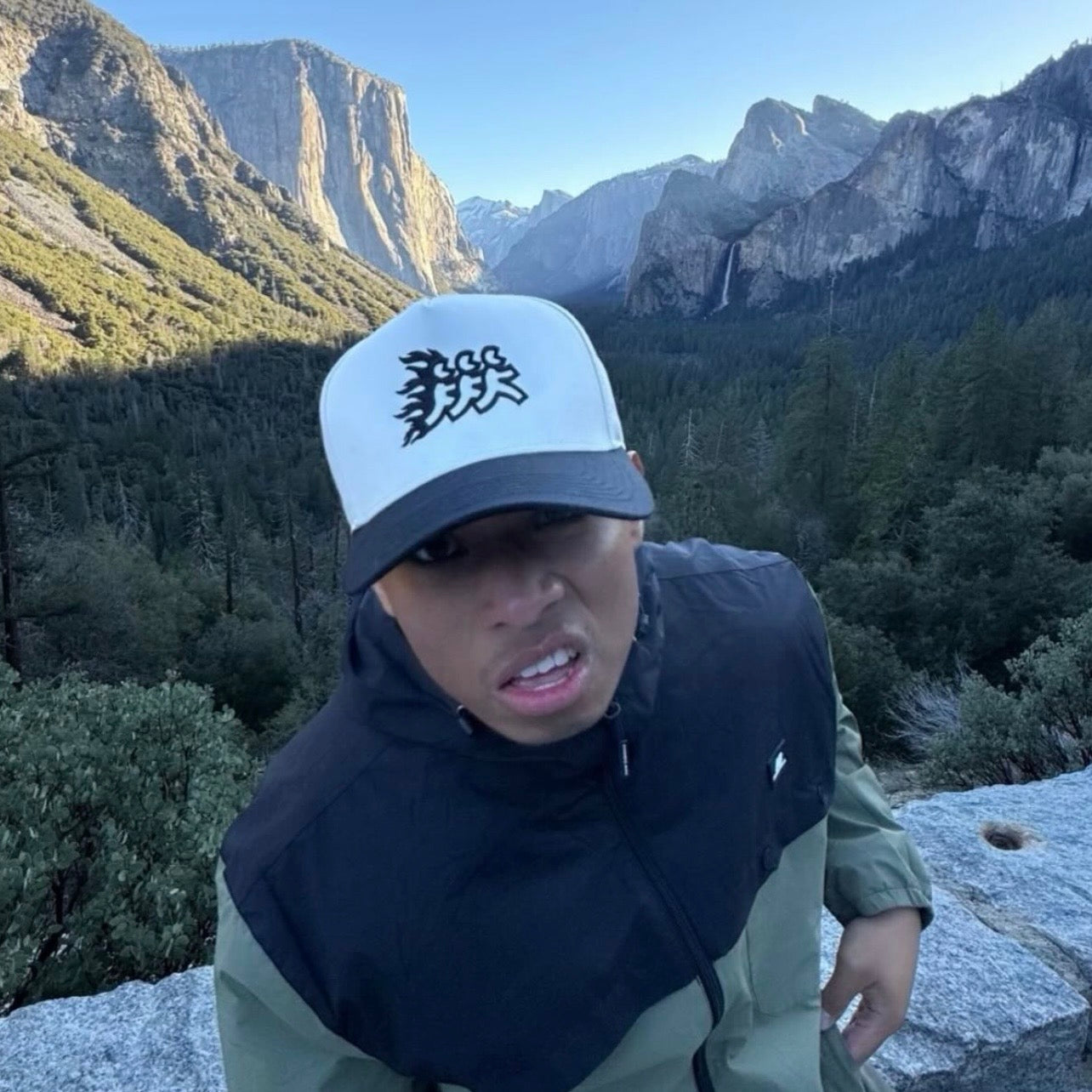 Malibu Flames Cream Snapback