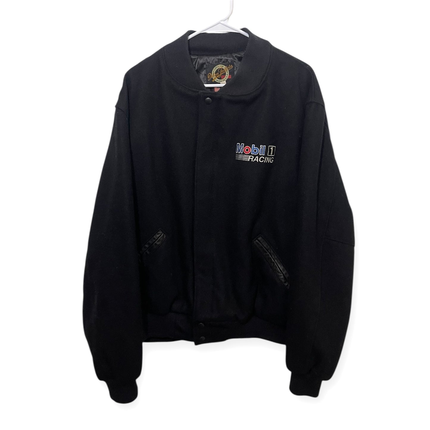 Mobil 1 Racing NASCAR Varsity Wool Jacket (XL)