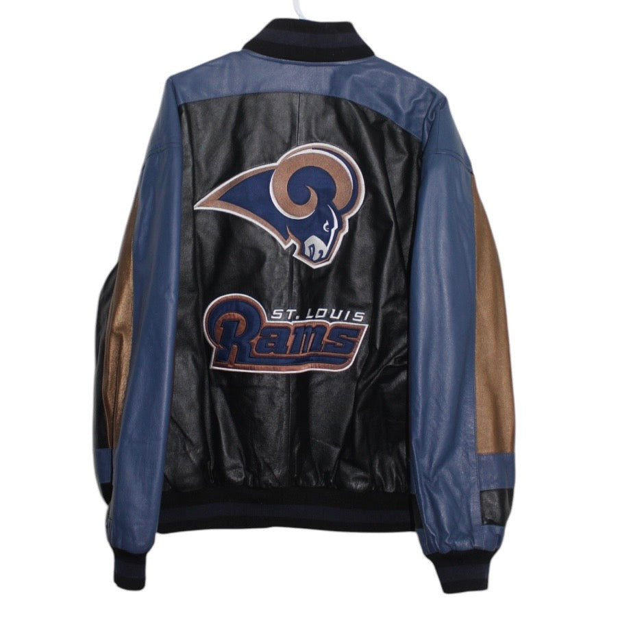 St Louis Rams Leather Jacket (L)