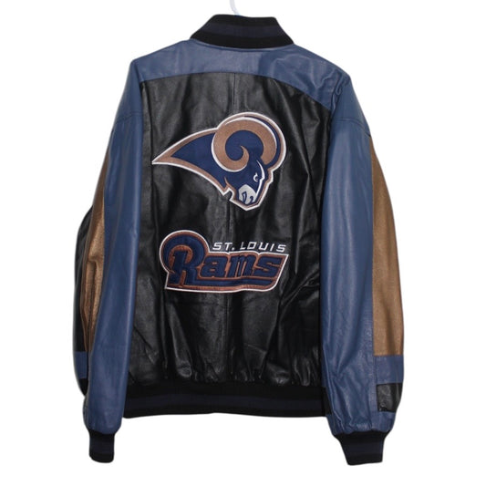 St Louis Rams Leather Jacket (L)