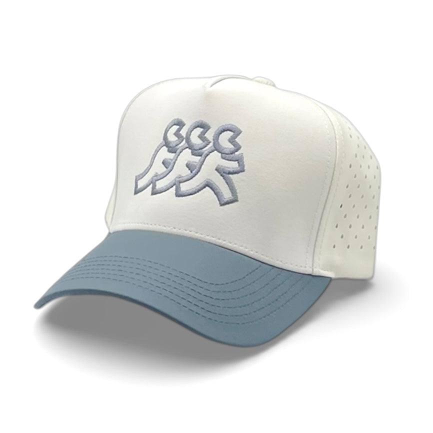 Sunset Cliffs Cream Athletic Mesh Snapback