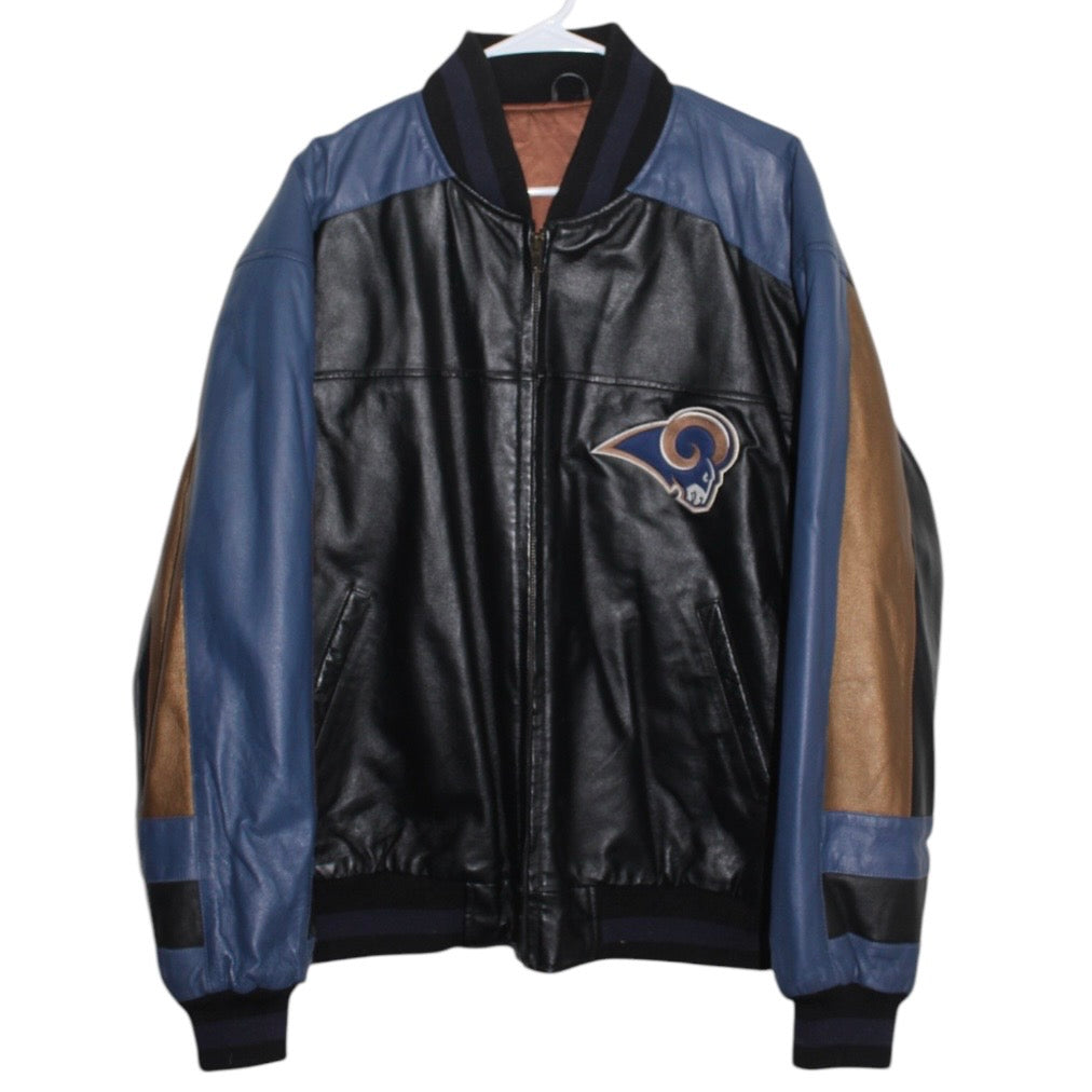 St Louis Rams Leather Jacket (L)
