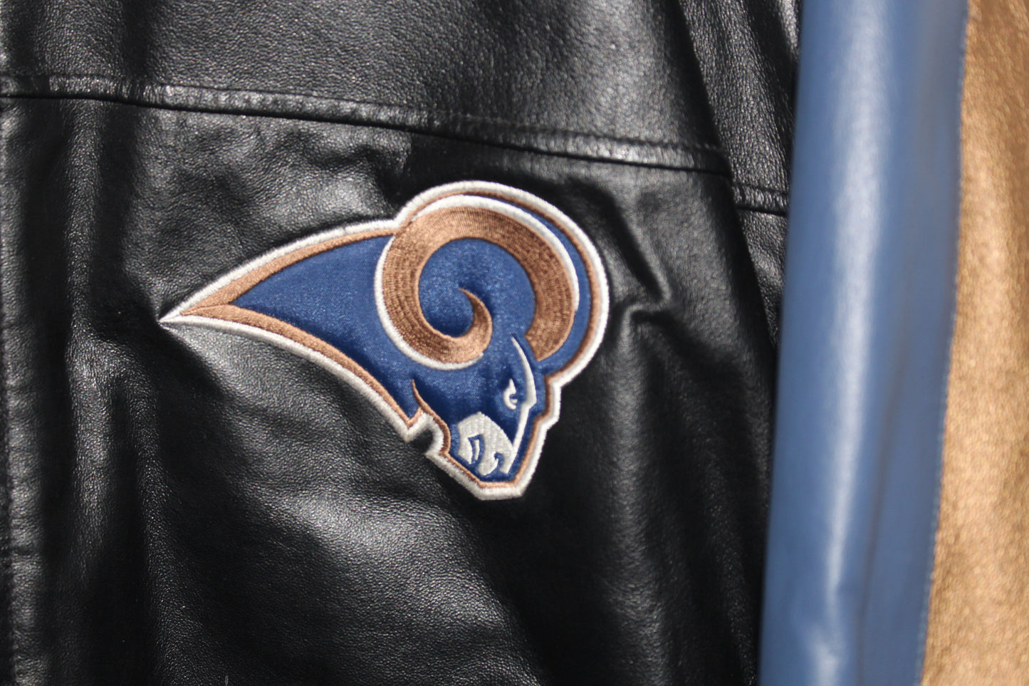 St Louis Rams Leather Jacket (L)
