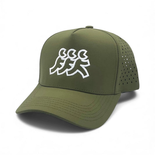 Olive Athletic Mesh Snapback