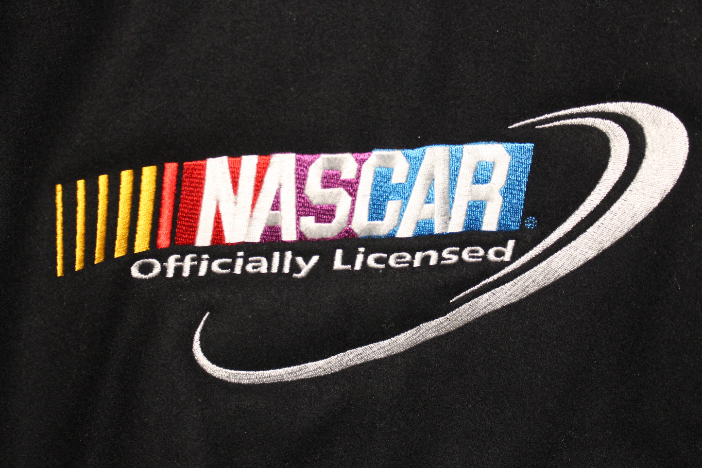 Rare NASCAR Leather Wool Bomber Jacket (XL)