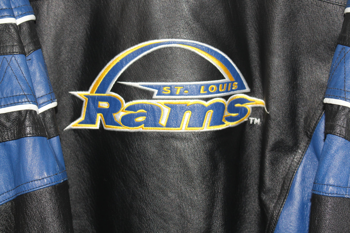St Louis Rams Pro Line Starter Leather Jacket (L)