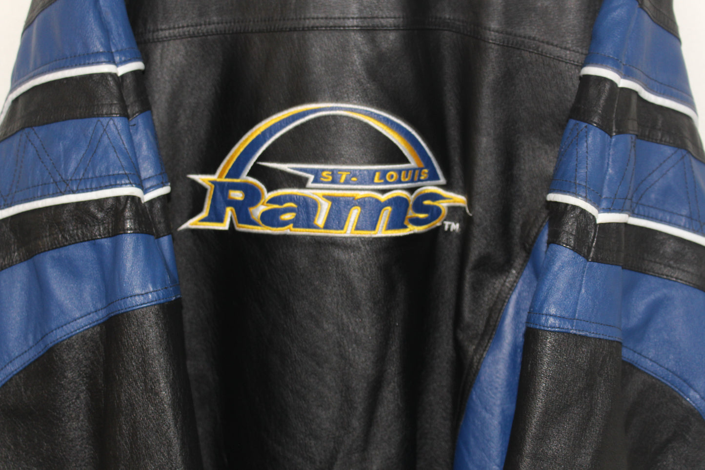 St Louis Rams Pro Line Starter Leather Jacket (L)