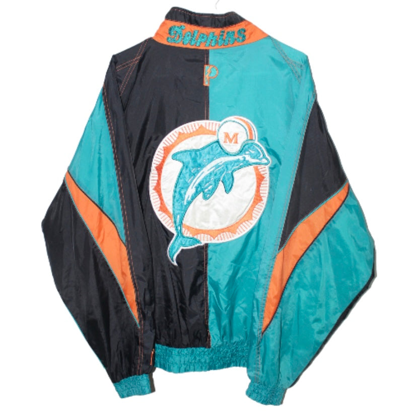 NFL Miami Dolphins Youth Layered Long Sleeve Crew 