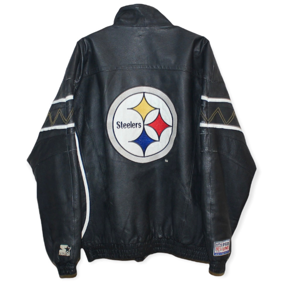 pittsburgh steelers suede jacket