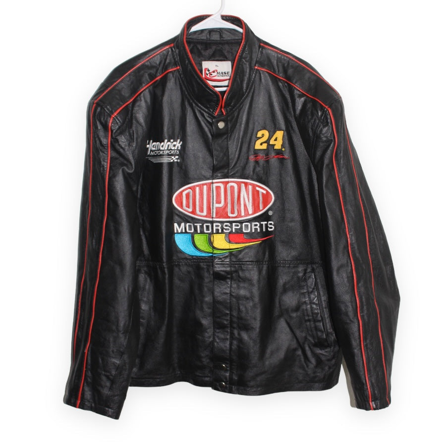 Jeff Gordon Leather Jacket good