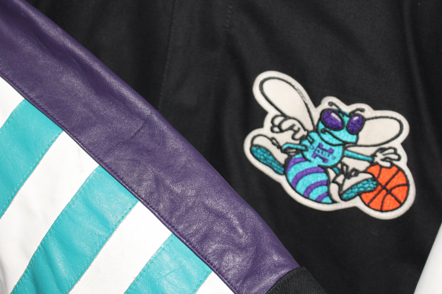 Rare Charlotte Hornets Leather Jeff Hamilton (L)