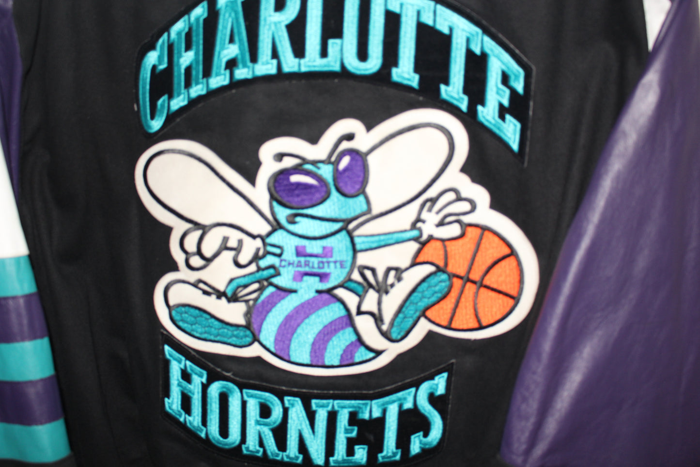 Rare Charlotte Hornets Leather Jeff Hamilton (L)