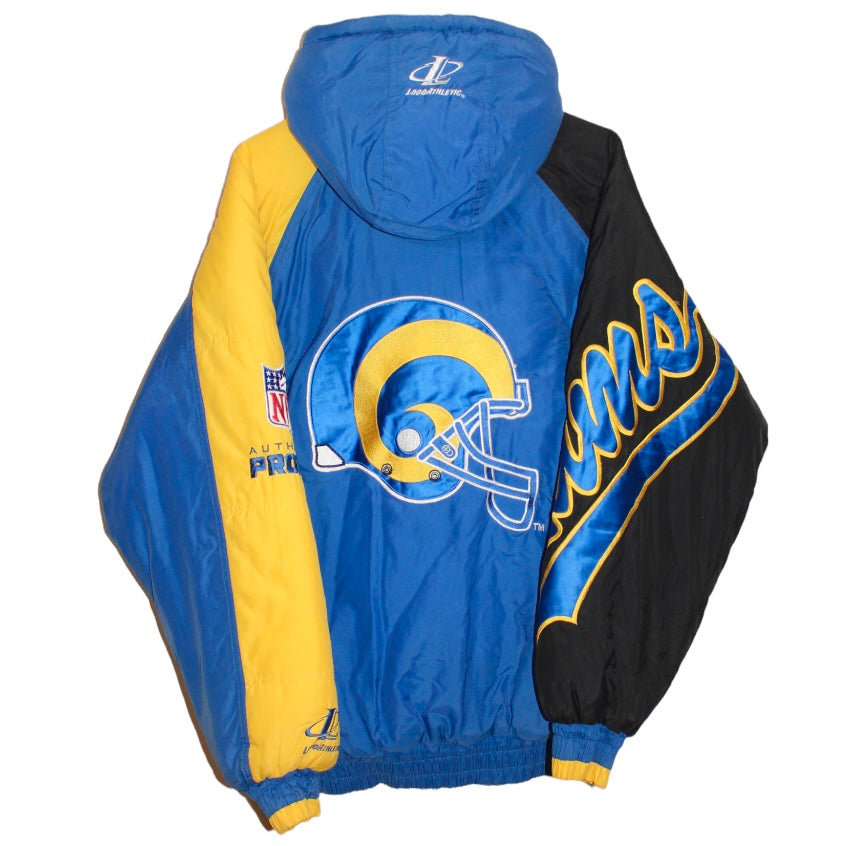 St Louis Rams Pro Line Logo Athletic Puffer