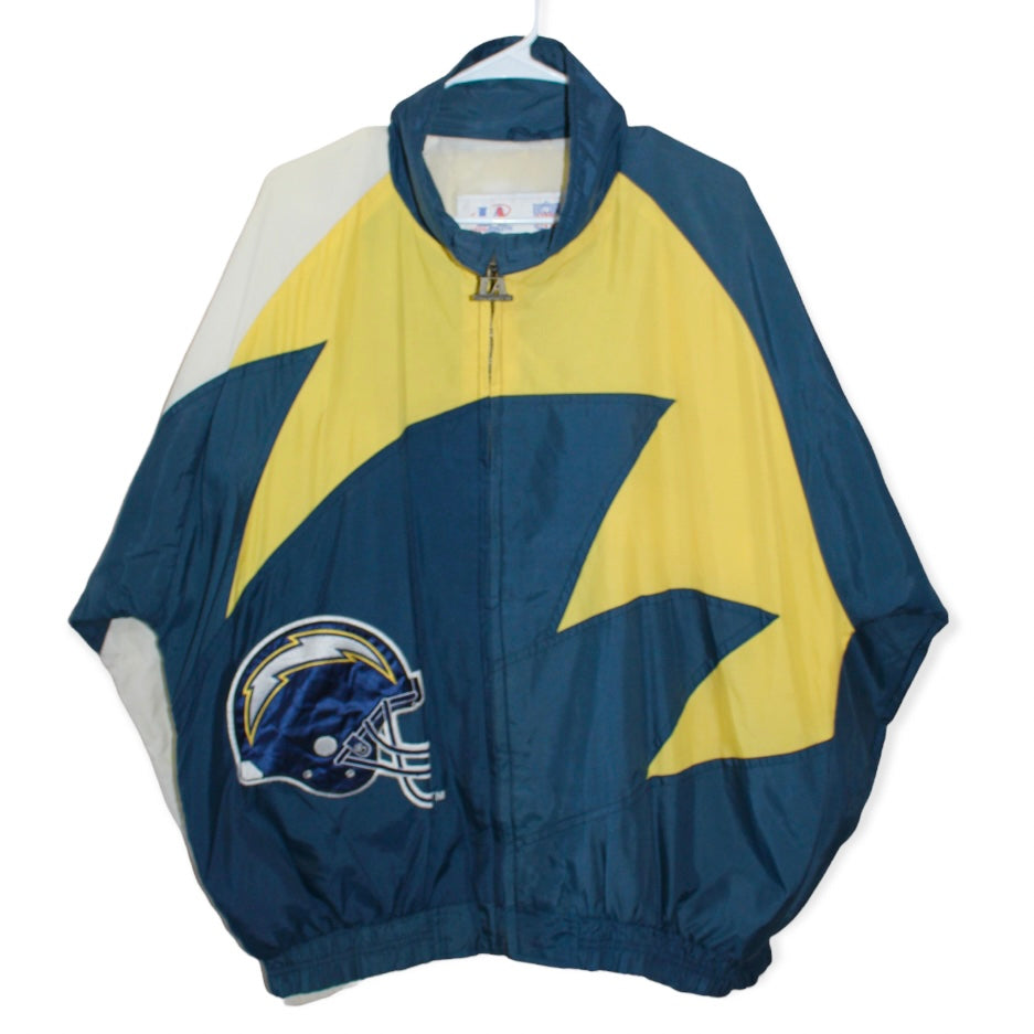 San Diego Chargers Logo Athletic Sharktooth (L) – Retro Windbreakers