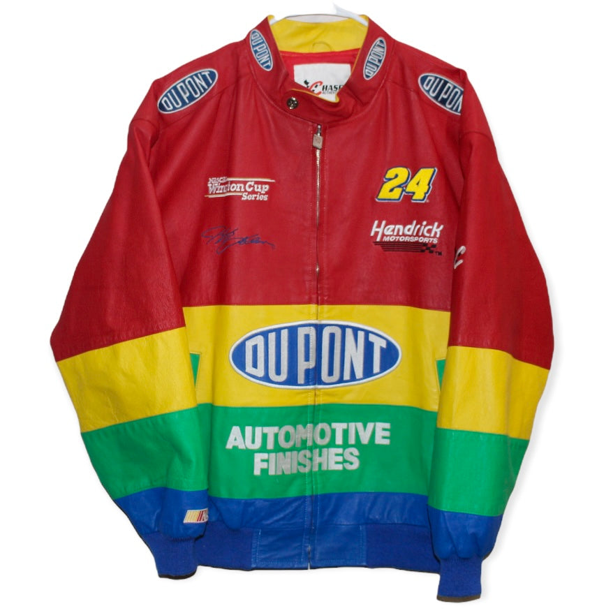 Rare DuPont Racing Rainbow Series NASCAR Jeff Gordon #24 Leather