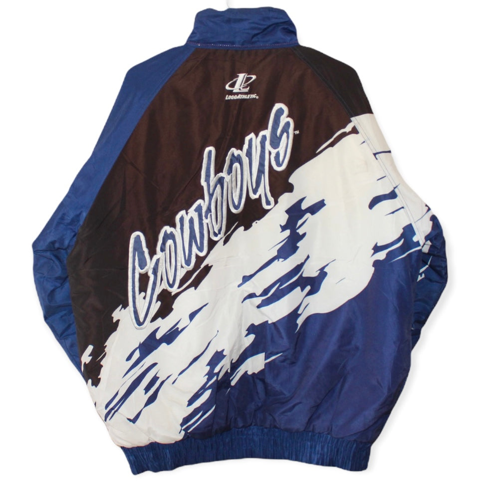 Dallas Cowboys Pro Line Logo Athletic Sharktooth Puffer (L