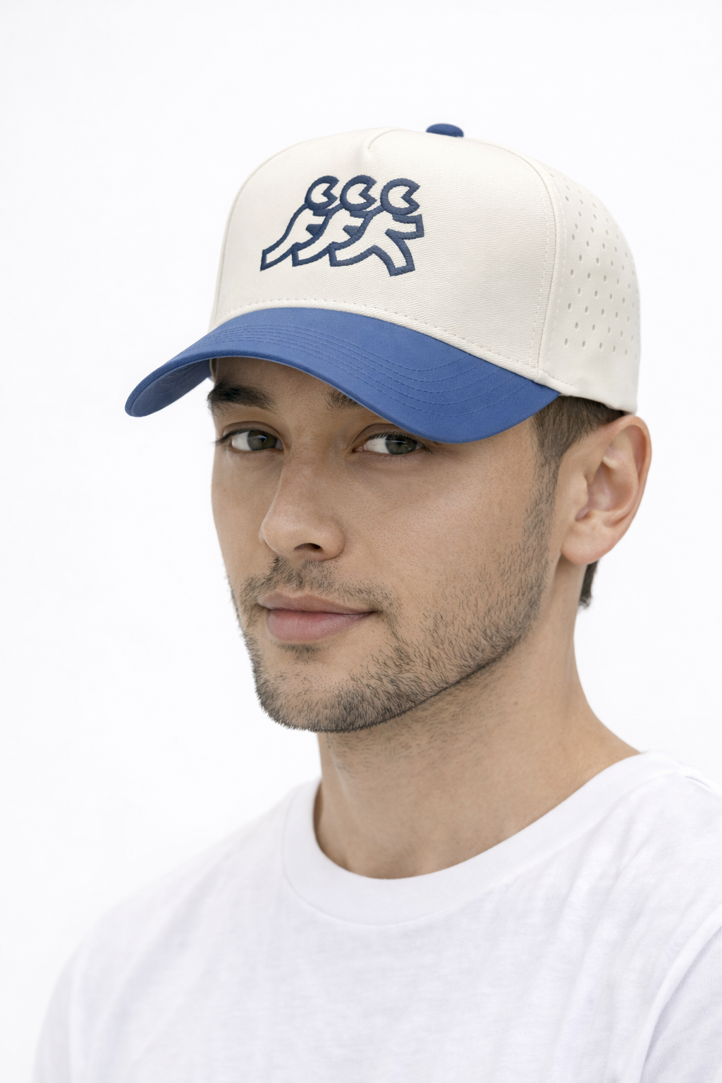 Coronado Cream Athletic Mesh Snapback