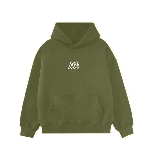 Olive Team Retro Hoodie