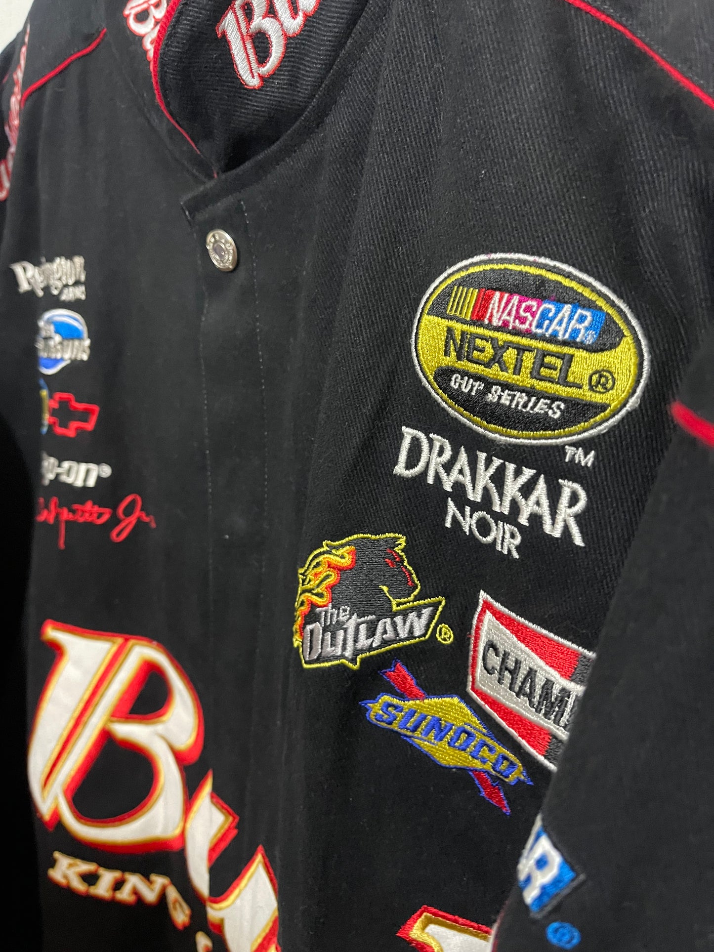 Budweiser Racing NASCAR Dale Earnhardt Jr #8 Black Scale Jacket (XXXL)