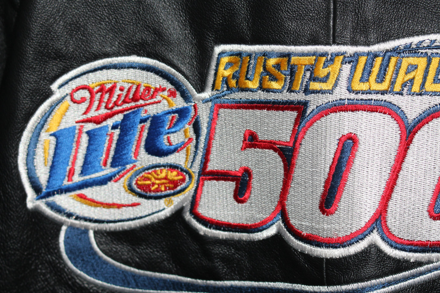 Miller Lite Racing NASCAR Rusty Wallace #2 Leather Jacket (L)