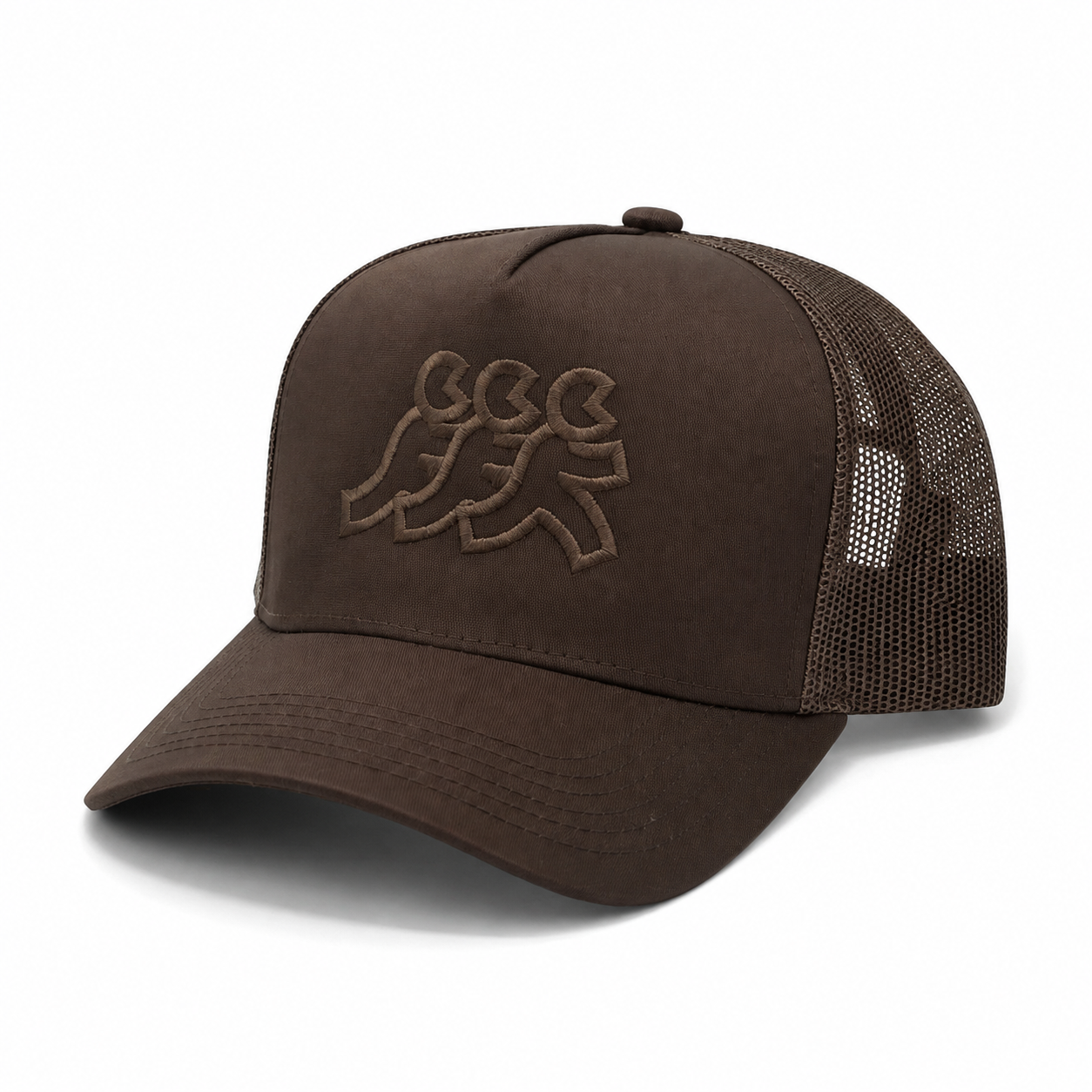 Espresso Monochrome Mesh Snapback