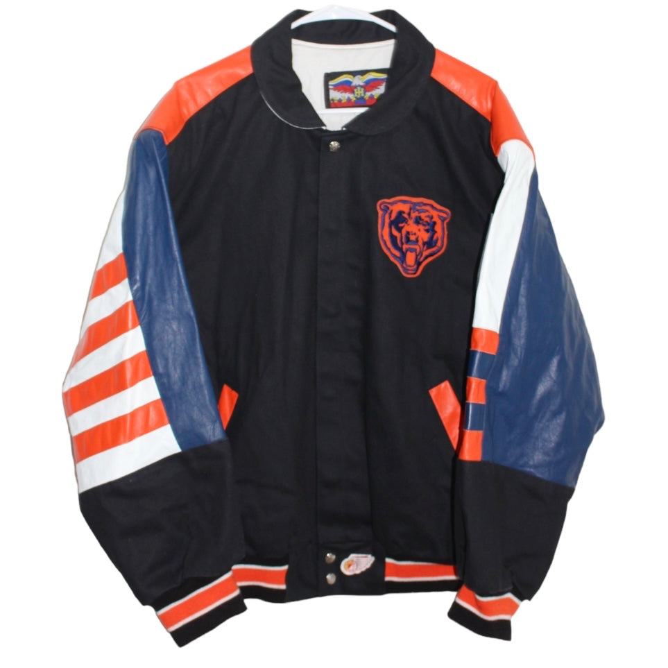 Rare Chicago Bears Jeff Hamilton Leather Jacket (L)
