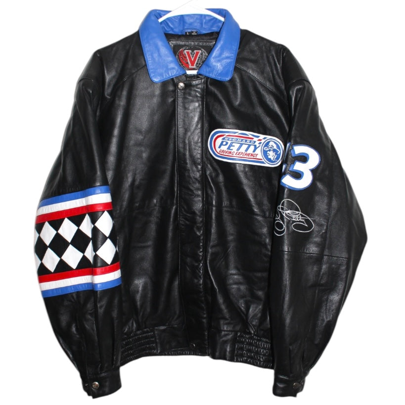 Rare Richard Petty Racing NASCAR #43 Leather Jacket (L)