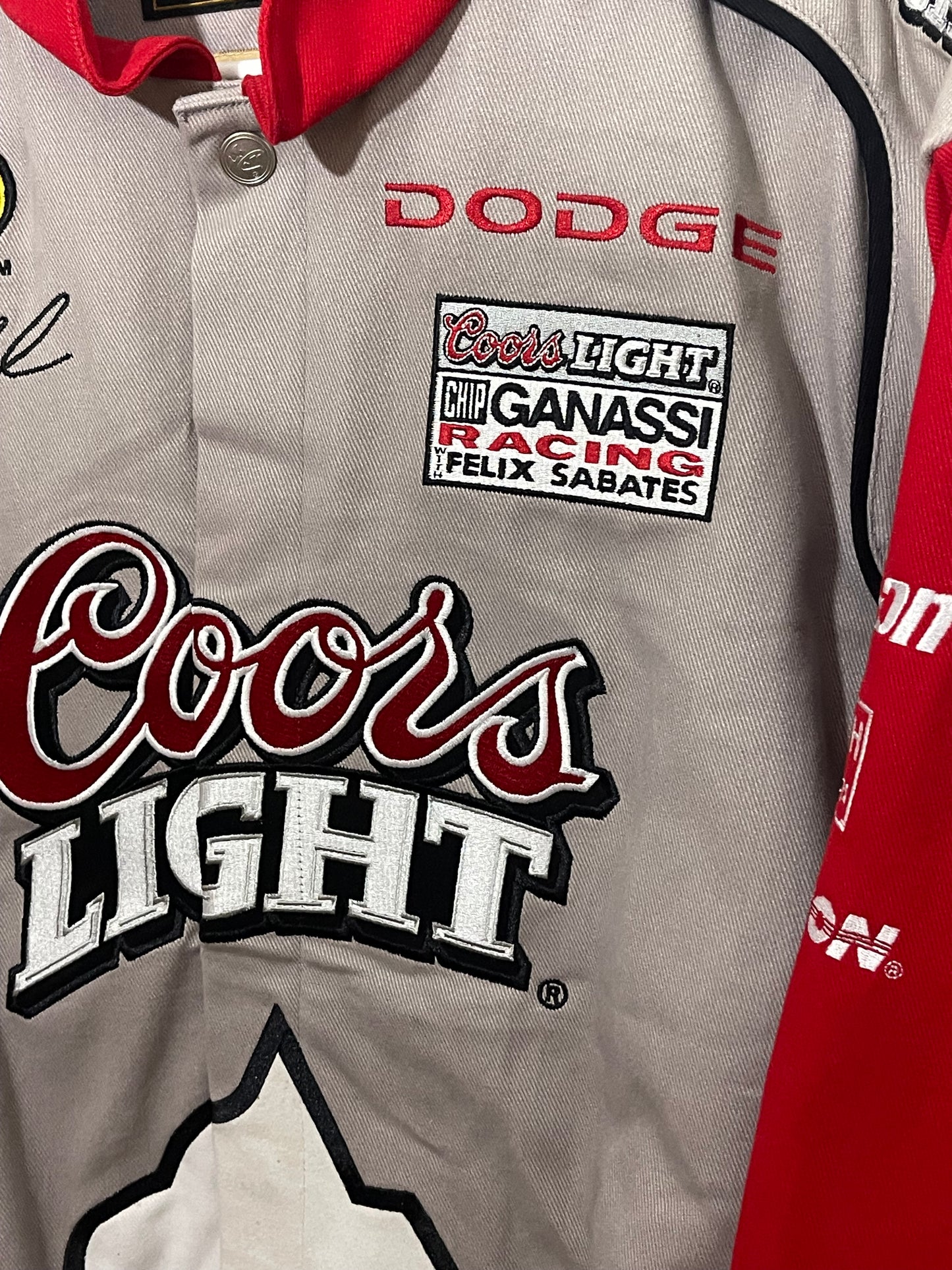 Coors Light Racing NASCAR Sterling Marlin Jeff Hamilton Jacket (L)