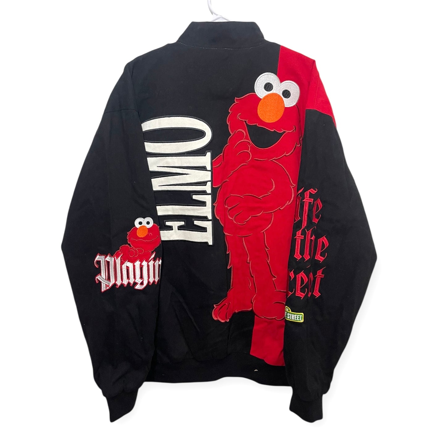 Rare Elmo NASCAR JH Design Twill Jacket (XXL)