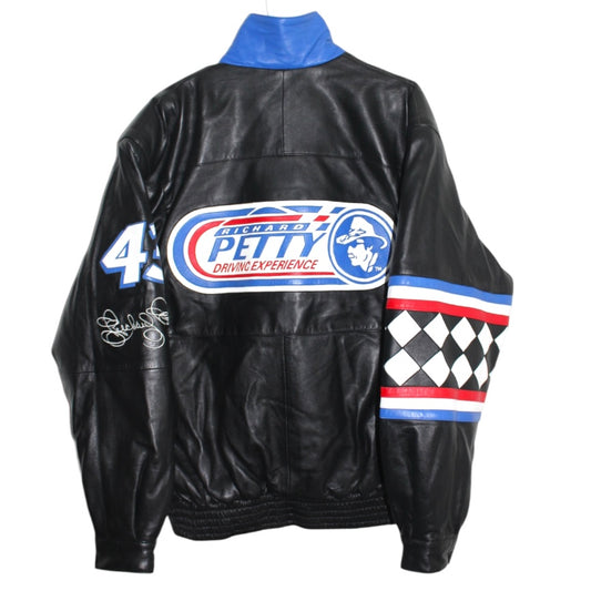 Rare Richard Petty Racing NASCAR #43 Leather Jacket (L)