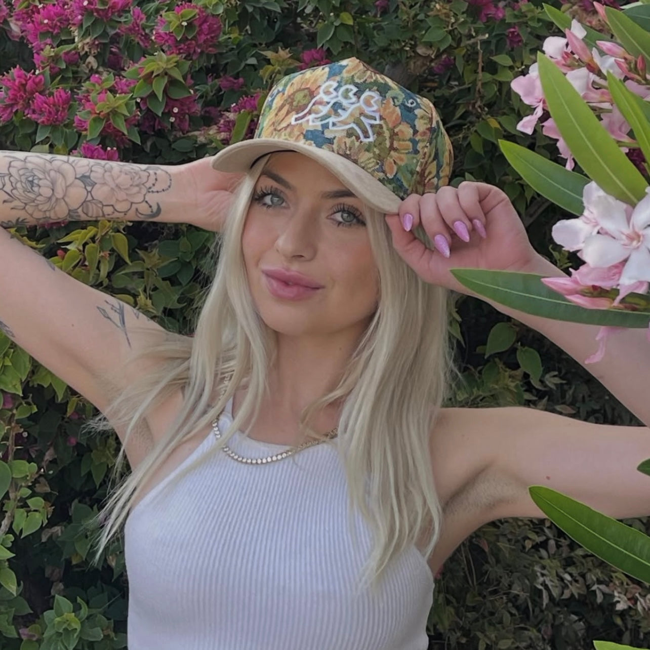 Grandma’s Couch Sunflowers Snapback