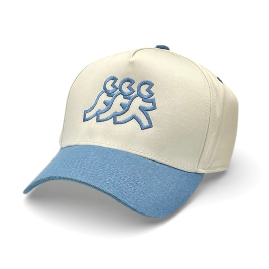 Laguna Cream Denim Snapback