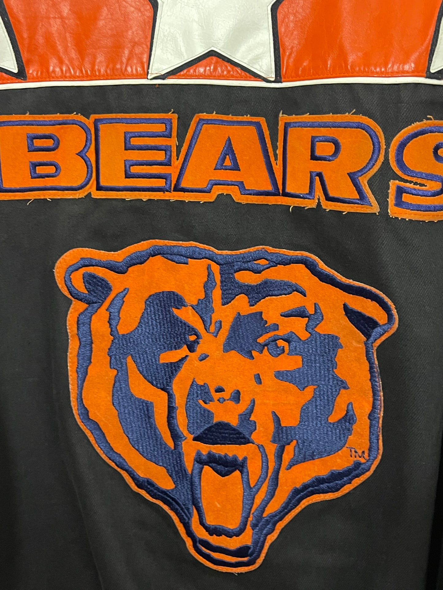 Rare Chicago Bears Jeff Hamilton Leather Reversible Star Series (L)