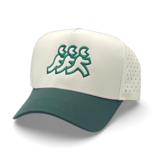 Newport Cream Athletic Mesh Snapback