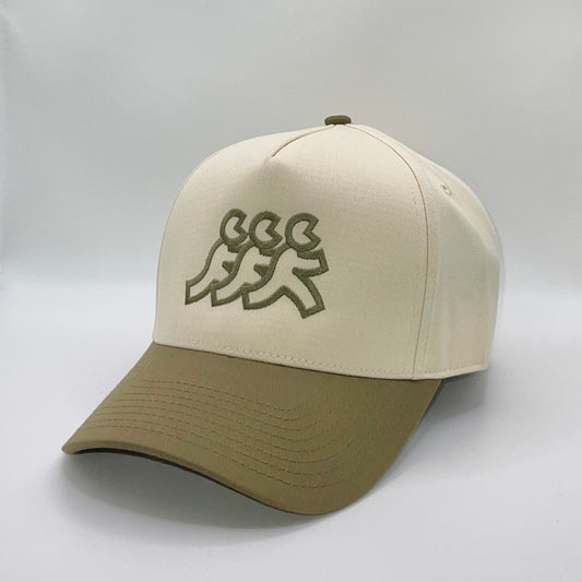 Classic Olive Cream Snapback