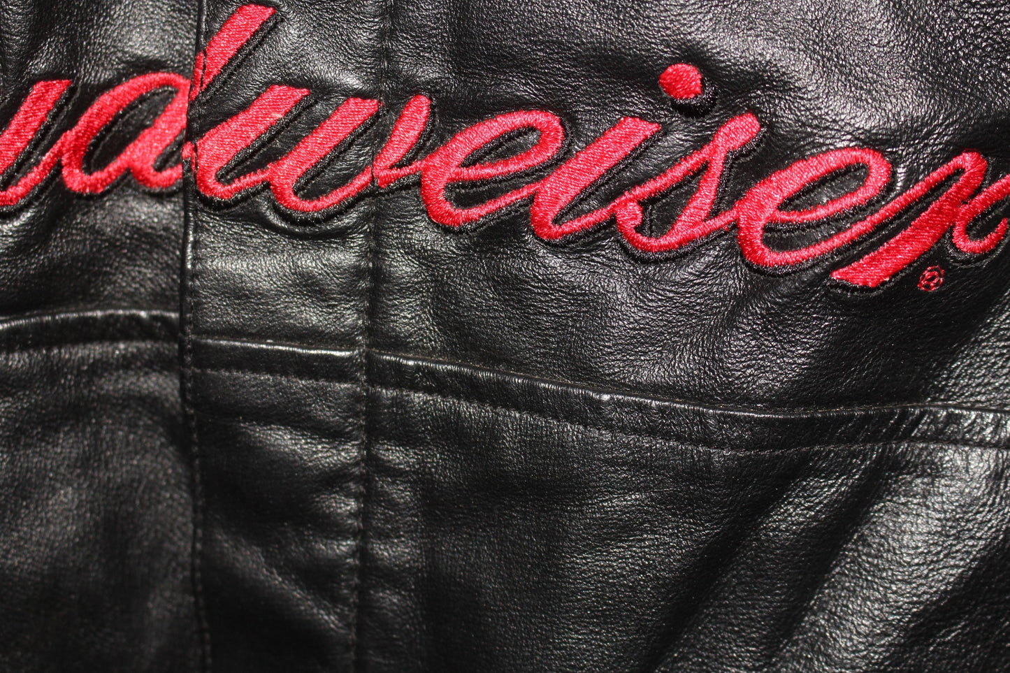 Budweiser Racing NASCAR Dale Earnhardt Jr #8 Leather Jacket (XL)