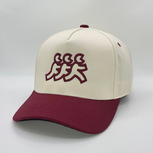 Classic Maroon Cream Snapback