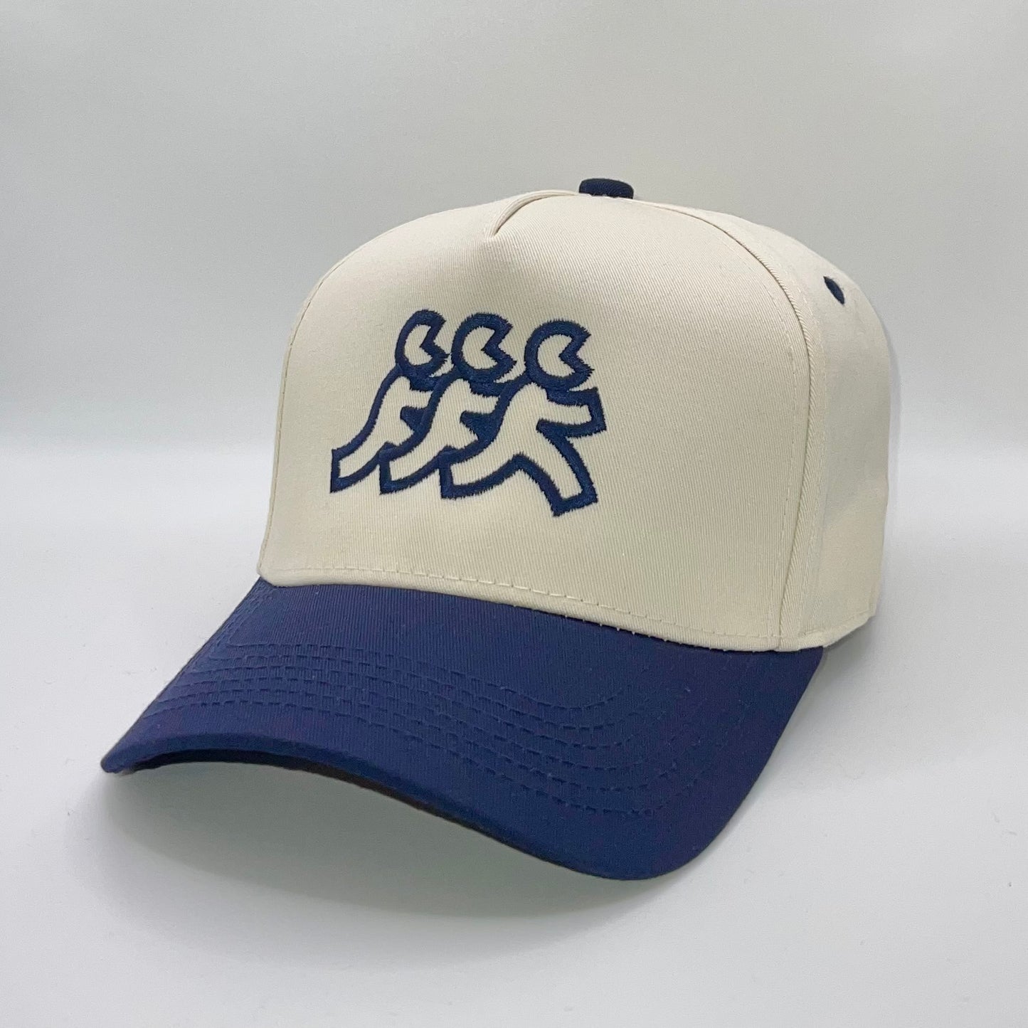 Classic Navy Cream Snapback