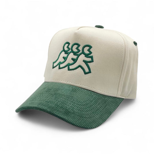 Torrey Pines Cream Canvas Corduroy Snapback