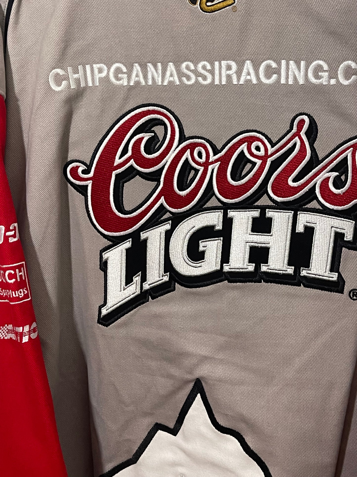 Coors Light Racing NASCAR Sterling Marlin Jeff Hamilton Jacket (L)