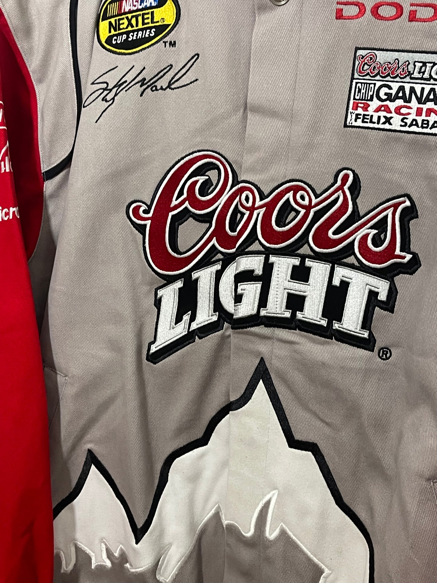 Coors Light Racing NASCAR Sterling Marlin Jeff Hamilton Jacket (L)