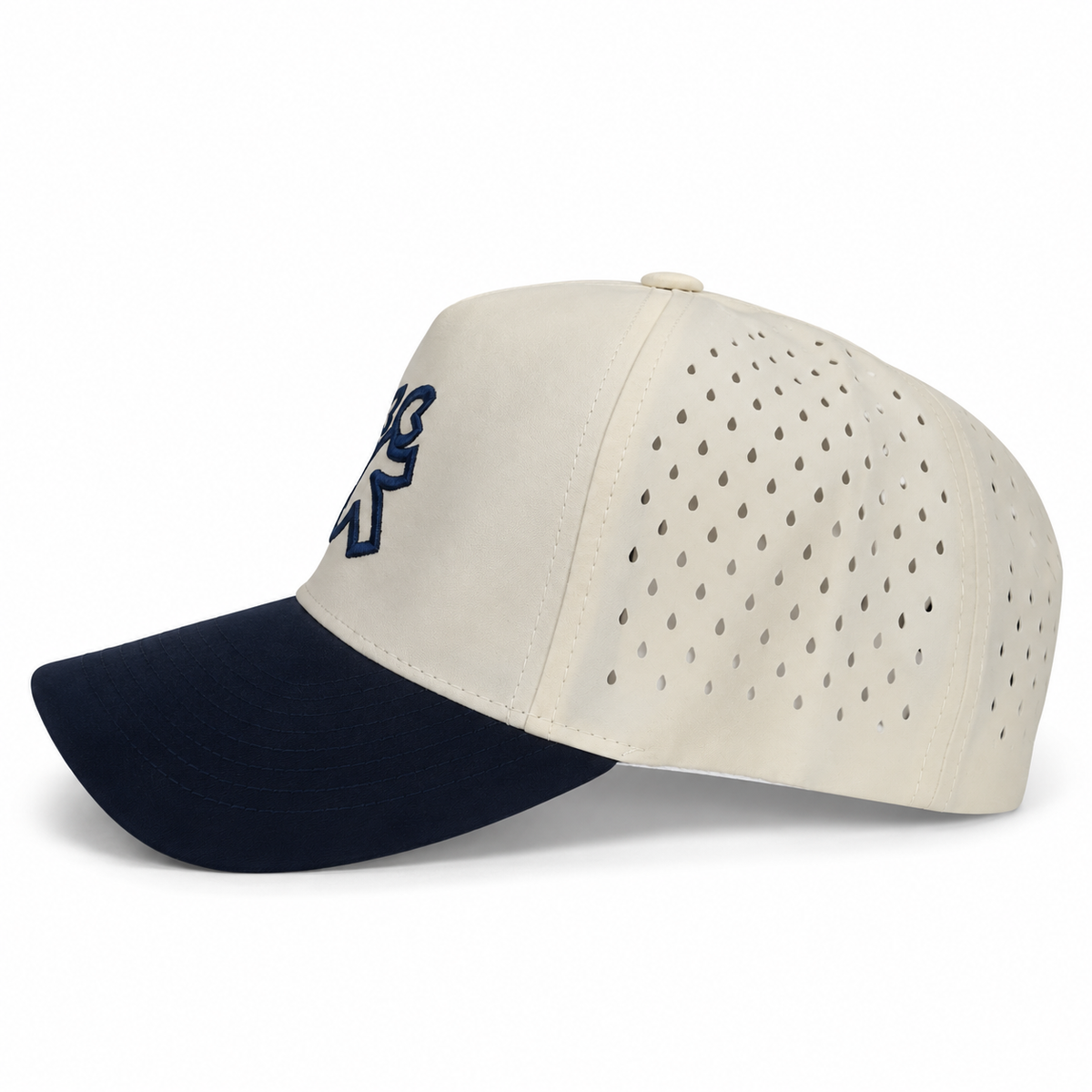 Coronado Cream Performance Athletic Mesh Snapback