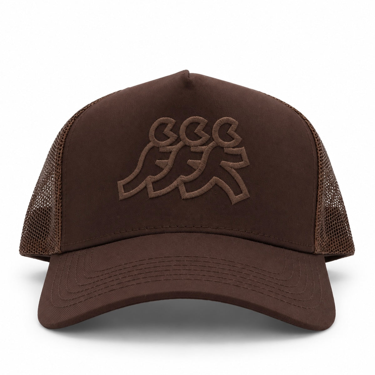 Espresso Monochrome Mesh Snapback