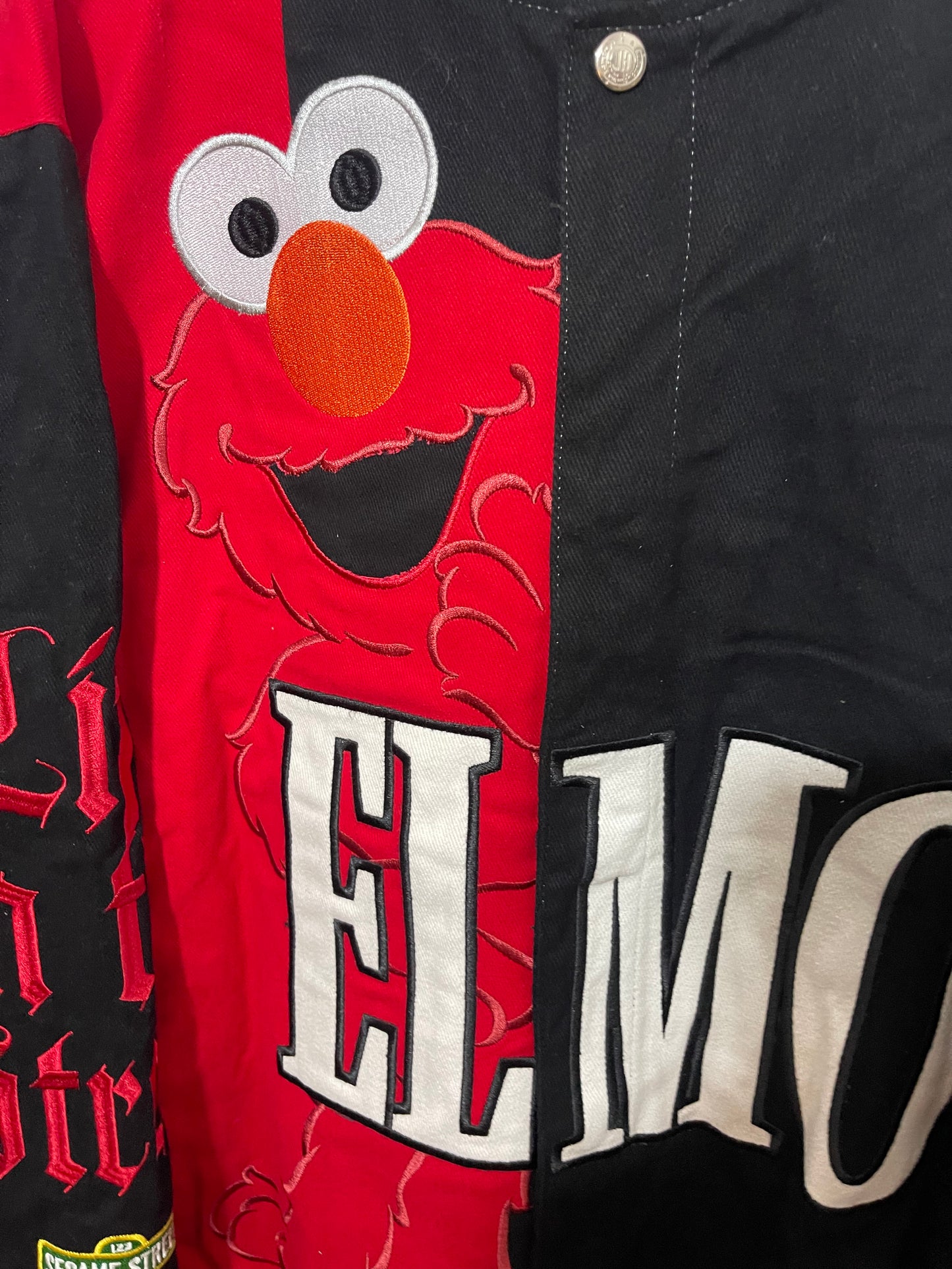 Rare Elmo NASCAR JH Design Twill Jacket (XXL)