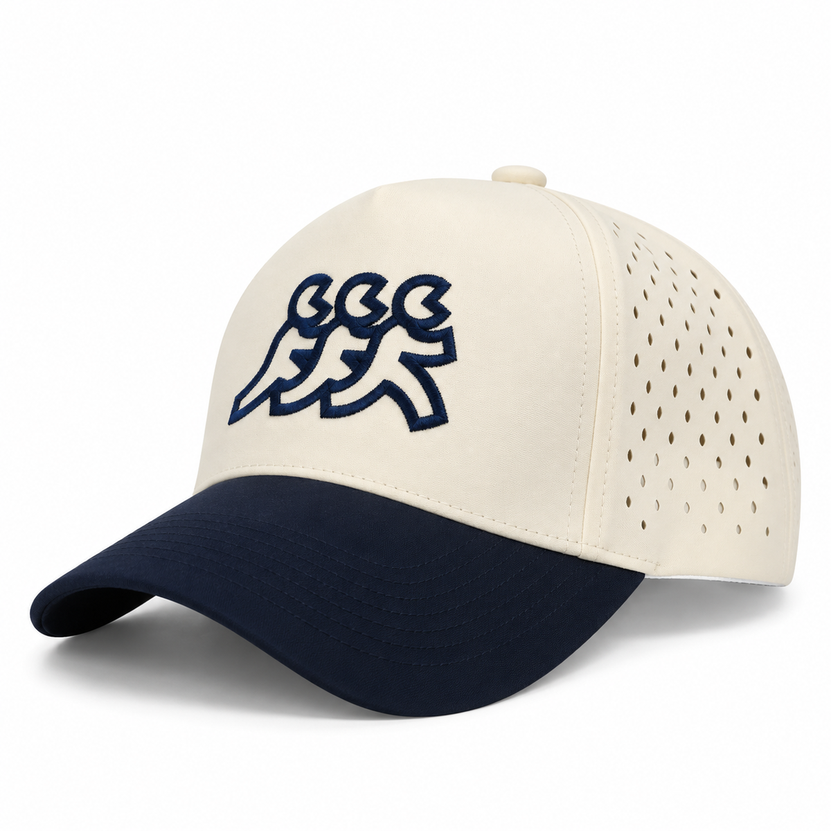 Coronado Cream Performance Athletic Mesh Snapback