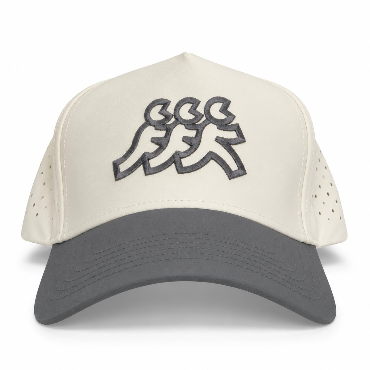 Sunset Cliffs Cream Performance Athletic Mesh Snapback
